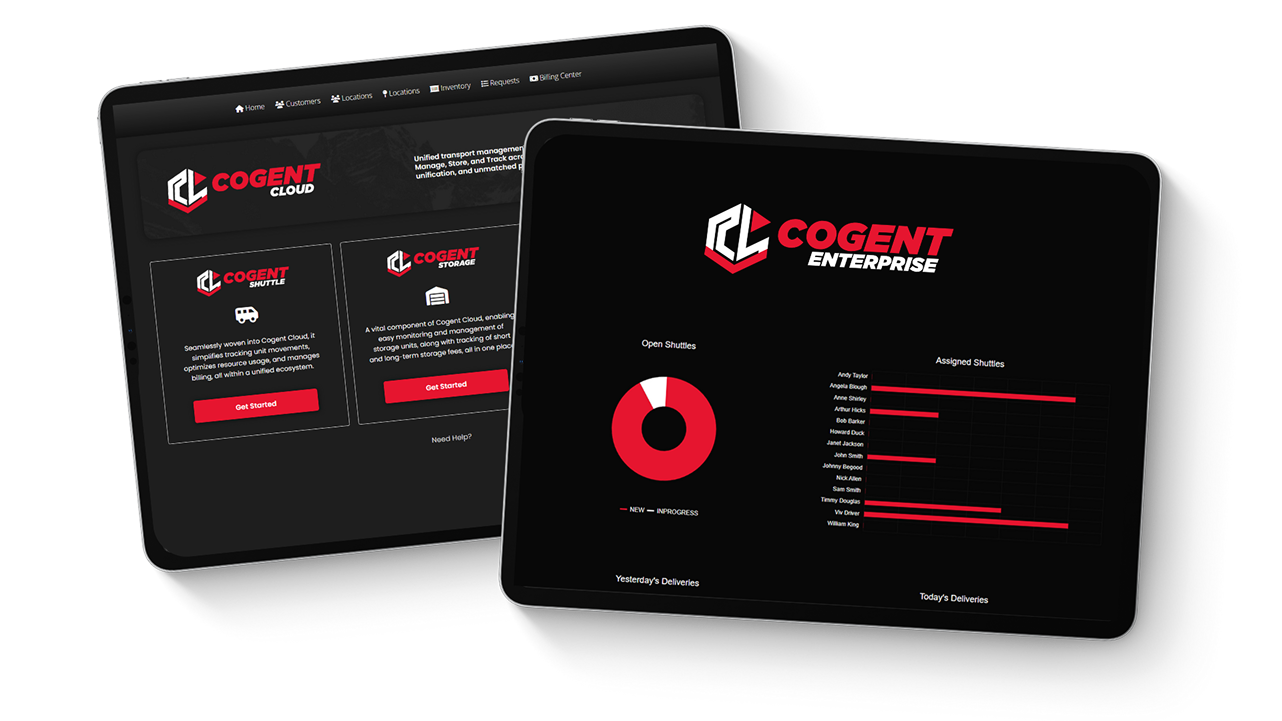 Cogent Cloud Dashboard